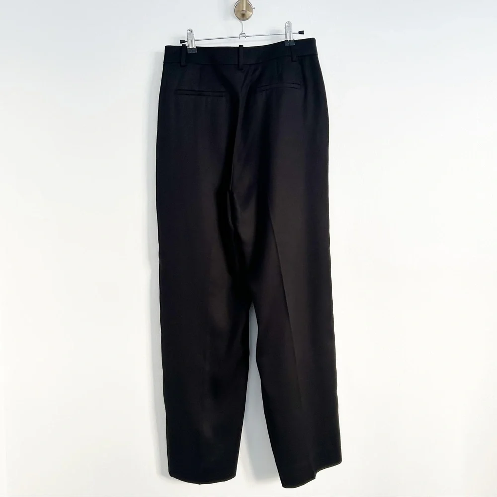 J. Crew Ingrid Pant in Black Gramercy Twill 100% Lyocell Size 6 - Picture 6 of 8